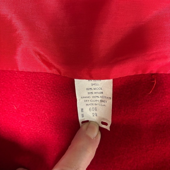 Women's Red Jacket - Picture 6 of 8